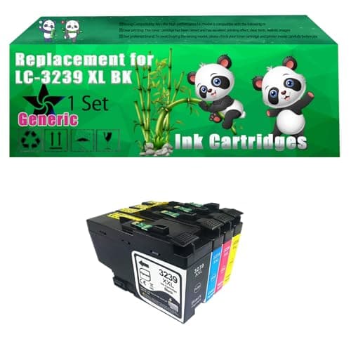 Image of Replacement LC-3239 XL BK Ink Cartridges Compatible for Brother HL-J6000DW HL-J6100DW MFC-J5945DW MFC-J6945DW Printers (1 Set)