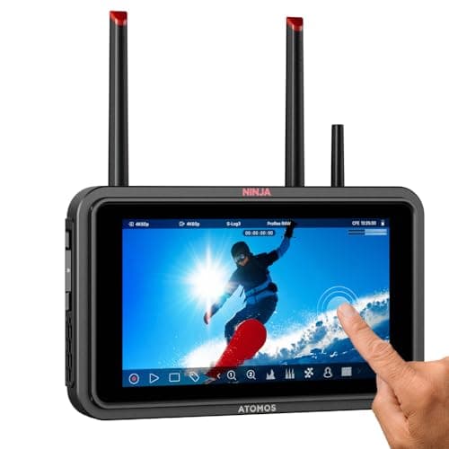 Image of Atomos Ninja TX - 5.2 inch 1500 Nits HDR Touch Camera Monitor Recorder • 12G‑SDI & HDMI 2.0 I/O • 8K30 ProRes RAW + CFexpress/USB-C Recording • Integrated Wi-Fi + NDI/TX/RX + Camera‑to‑Cloud + AirGlu