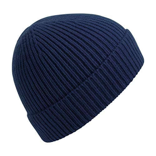 Image of Beechfield B380 Engineered Knit Ribbed Beanie - Oxford Navy