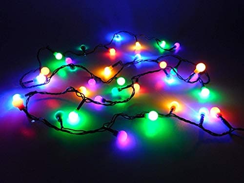 Image of Christmas Concepts® 35 Multi Colour LED Berry Lights with 3m Green Cable - Fairylights- Indoor Lights