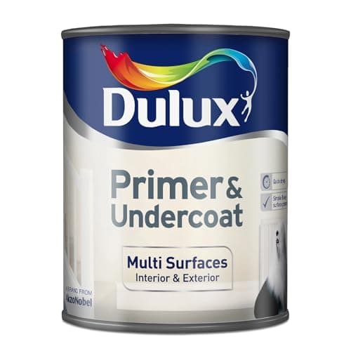 Image of Dulux Multi Surface Primer, Smooth Base, Strong Adhesion Formula, Fast Drying, Enhances Paint Finish, Long Lasting, Easy Application, Ideal for Interior & Exterior Surfaces, 750ml