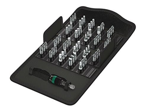 Image of Wera Bit-Safe 61 Universal 1 Bits and it Holder Set in Pouch, 61pc, 05057122001