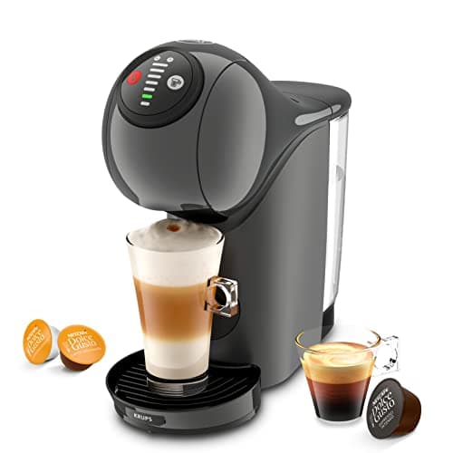 Image of Nescafé Dolce Gusto KRUPS Coffee Machine Multi-Drink Pods, 0.8 L, Adjustable Drink Size, Espresso Machine, Compact Coffee Maker, Automatic Shut-off, Genio S KP243B10