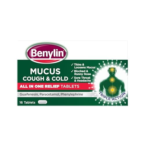 Image of Benylin Mucus Cough & Cold All in One Tablets, 16 each
