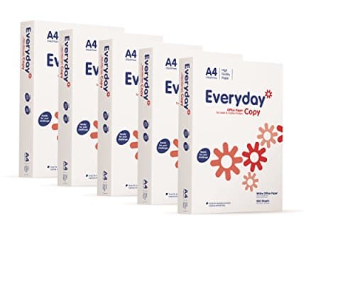 Image of Everyday A4 80gsm Office Paper - Box of 5 Reams (5x500 Sheets)