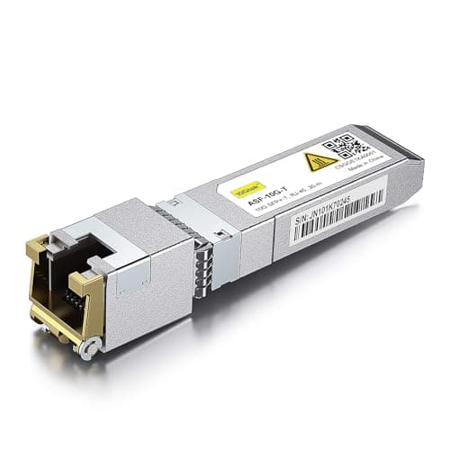 Image of Intel Compatible 10Gb SFP+ RJ45 Module E10GSFPT, 10GBase-T Copper SFP+ Transceiver, up to 30-Meter