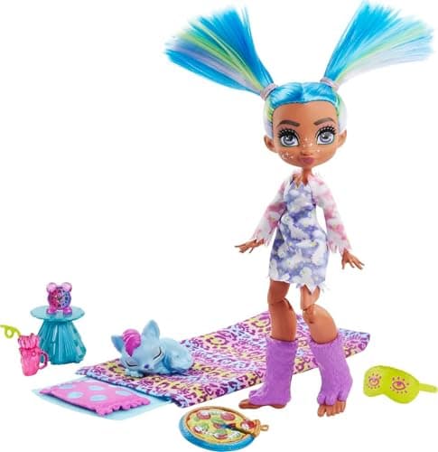 Image of Cave Club Wild About Sleepovers Doll and Accessories