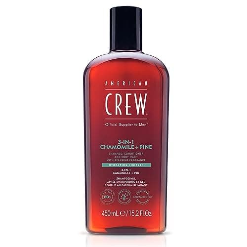 Image of American Crew 3-in-1 Shampoo, Conditioner and Body Wash Chamomile and Pine, 450 ml