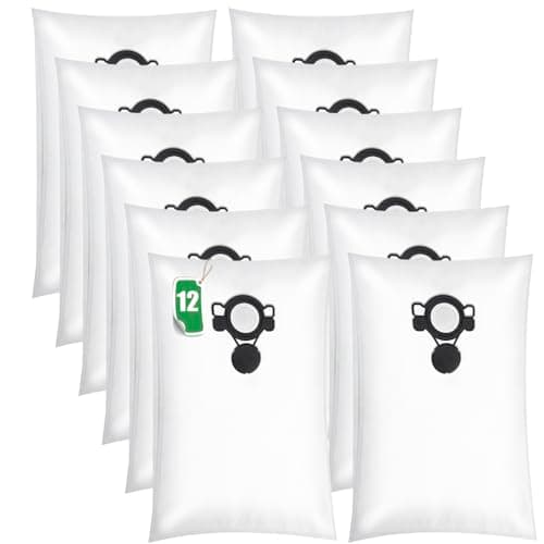 Image of LOOHAOC 12x Vacuum Bags Compatible with Nilfisk Alto Aero 20/21/25/26/31/VL200,Compatible with MAKITA VC2010L/VC2511L/VC2512L/VC3011L Bags