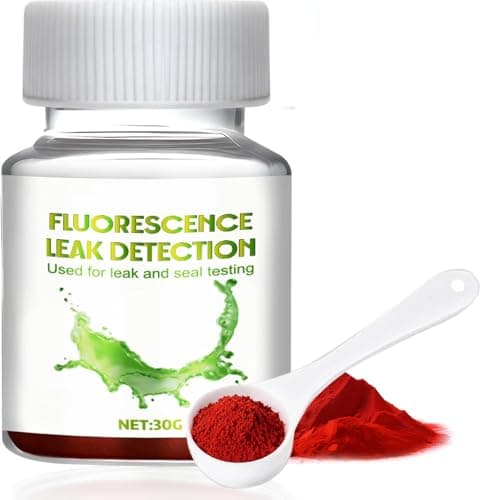 Image of AllisWay Drain Dye, Drain Tracing Dye,Leak Detection Tracing Dye, Drain Tracing Dye Fluorescein, Highly Water-Soluble, for Pipeline Leak Detection, Pool Inspection, Suitable for All Types of Pools