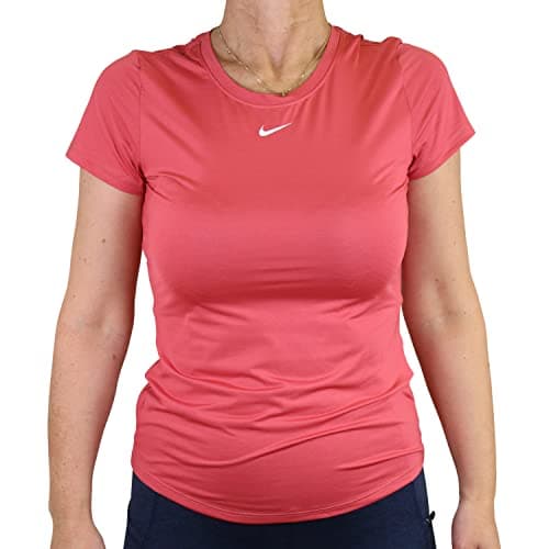 Image of Nike One Df Slim T-Shirt Archaeo Pink/White S