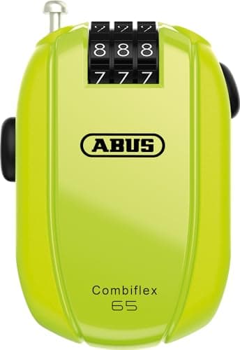 Image of ABUS Combiflex cable lock - lock for securing skis, helmets, pushchairs and luggage - various lengths and strengths