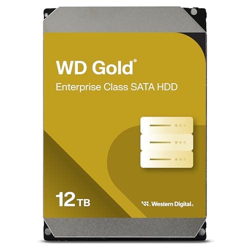 Image of Western Digital HDD Gold 12 TB SATA 256 MB 3.5 Inch