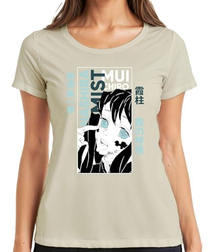 Image of Muichiro Tokito Nebel Hashira Kimetsu no Yaiba Anime Manga Women's T-Shirt, natural, S