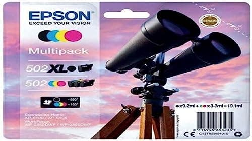 Image of Epson Multipack 4-Colours 502 XL Black/STD. CMY