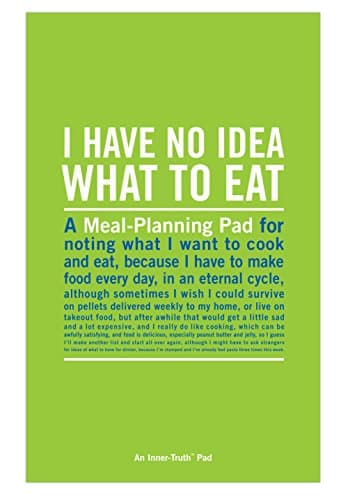 Image of Knock Knock 13029 I Have No Idea What to Eat Inner-Truth Pad
