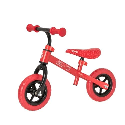 Image of Evo Childrens Balance Bike | Toddlers Balance Bike With Adjustable Seat Height & Handle Height | Lightweight Kids', Walking Bike, Training Bike | Toddler Training Bicycle 2+