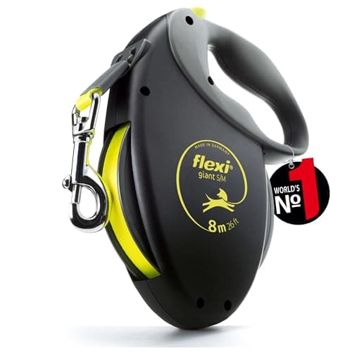 Image of flexi Giant M Tape 8 m black/neon yellow