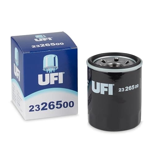 Image of UFI Filters, Oil Filter 23.265.00, Replacement Oil Filter, Suitable for Car, Applicable to Various Models Chrysler, Citroen, Fiat, Ford, Honda, Hyundai, Kia, Mazda, Peugeot e Volvo
