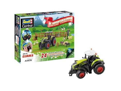 Image of Revell Advent Calendar RC Claas 960 Axio I Claas Tractor I DIY Advent Calendar I Christmas Calendar for Boys, Girls and Adults from 8 Years I Tractor Assembly in 24 Days