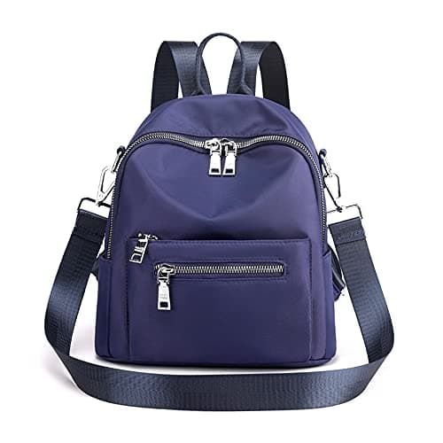 Image of JIANLINST Women's Mini Backpack Purse Girls Fashion Shoulder Bags Lightweight Waterproof Casual Daypack Rucksack Blue