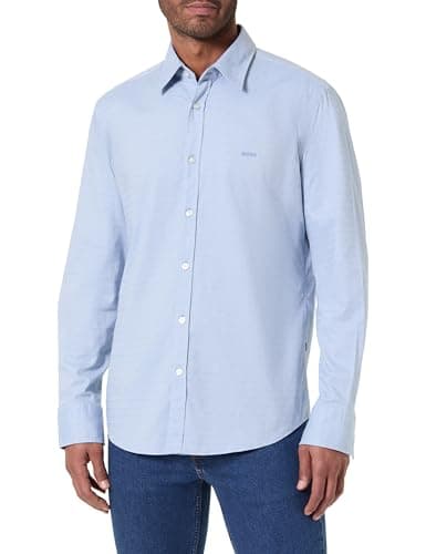 Image of BOSS Men's Shirt, Light/Pastel Blue, M