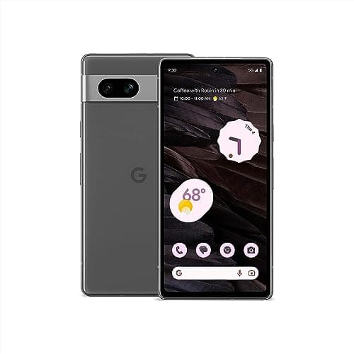 Image of Google Pixel 7a, 128GB, Charcoal (Renewed)