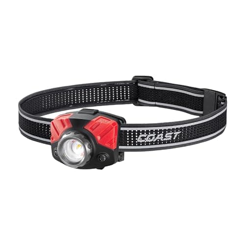 Image of COAST® FL75R Rechargeable 530 Lumen Dual Color Twist Focus™ LED Headlamp, Black