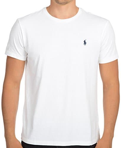 Image of Polo Ralph Lauren Men's Crewneck T-Shirt (Small,White)