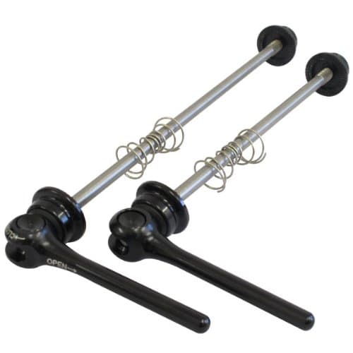 Image of One23 Titanium Alloy QR Quick Release Bike/Cycle Wheel Skewer Set MTB Set Blue