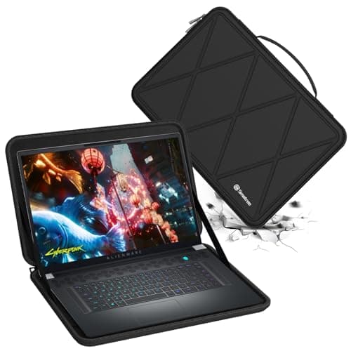 Image of Smatree Hard EVA Protective Sleeve Case Compatible for 17.3 inch Dell Alienware x17 R2 Gaming Laptop, for Alienware m17 R5 Gaming Laptop 17.3 inch Slim and Anti-Shock Case Notebook Bag (X8333)