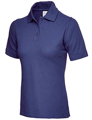 Image of Ladies Premium Pique Polo Shirt (UK 24-26, Navy)