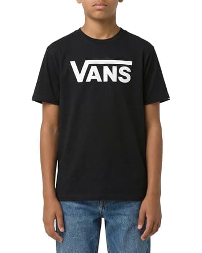 Image of Vans Classic Drop V SS Crew Tee-B, Black and White, 10 Years
