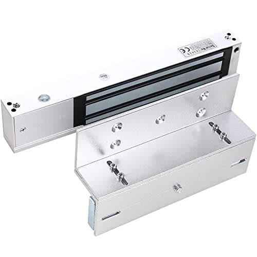 Image of UHPPOTE 280kg Holding Force Electric Magnetic Lock with ZL Mount Bracket for Inswinging Door