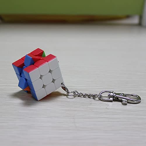 Image of Oostifun MoYu Cubing Classroom Meilong 35mm Keychain 3x3x3 Cube 3x3 Mini 35mm Magic Puzzle Toys Cubes Stickerless with Keychain