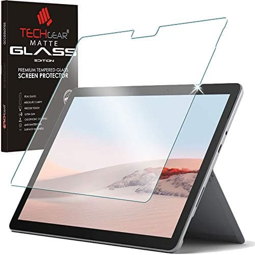 Image of TECHGEAR Anti-Glare Screen Protector Compatible with Microsoft Surface Go 4, Surface Go 3 & Surface Go 2 10.5" - MATTE GLASS Edition Genuine Tempered Glass Screen Protector Guard Cover
