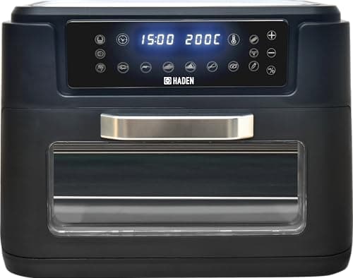 Image of Haden 12L Air Fryer Oven - 2400W Multifunction with 12 Cooking Functions, Large Capacity Digital Display for Oil-Free Cooking, Adjustable Temperature, Auto Shut-Off, Easy to Clean