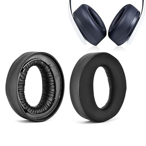 Image of Earpads for Sony PS5 Wireless Pulse 3D Replacement Ear Cushion Pads with Protein Leather and Memory Foam for Replacement Ear Cushion Pads for PS5 Wireless Pulse 3D Headphone
