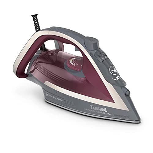 Image of Tefal Ultraglide Steam Iron, 2800W, 210 g/min Steam Boost, 50 g/min Continuous Steam, 250ml Water Tank, Durilium Non Stick Soleplate, Auto Off Anti Drip Anti Scale, FV5872