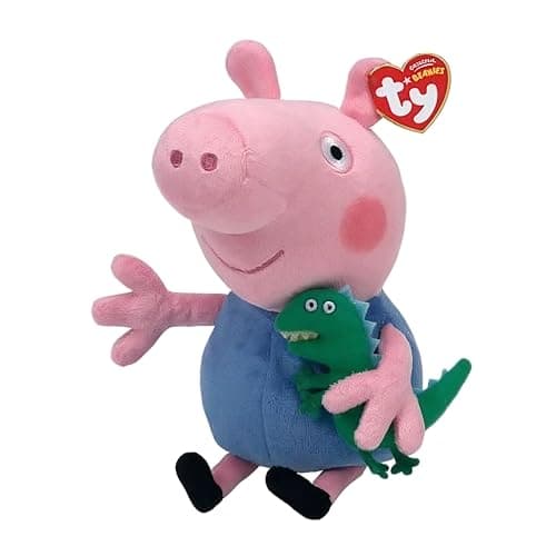 Image of TY Peppa Pig George Beanie Baby 15 cm – Soft Plush Toy Teddy for Kids, Collectible Stuffed Animal Plushies Soft Toy Gift for Toddlers & Children