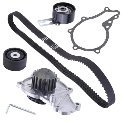 Image of Water Pump & Timing Belt Set 1613561980 for Peugeot 207 208 308 508 2008 3008 4008 5008 for Citroen Berlingo C3 C4 C5 DS3 DS4 DS5 Timing Belt Kit with Water Pump Replaces 1684448280 1787859 1855729