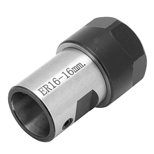 Image of OVAQUIXI Premium ER16 Collet Block Chuck Holder, High Strength Material, Ideal for Spindle Engines, Perfect for Lathes and Drilling Machines (16MM)
