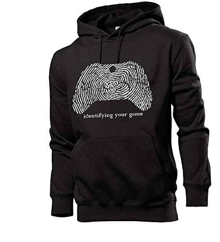 Image of Generisch Fingerprint x Box One Controller Men's Hoodie Sweatshirt - shirt84.de - Black - X-Large