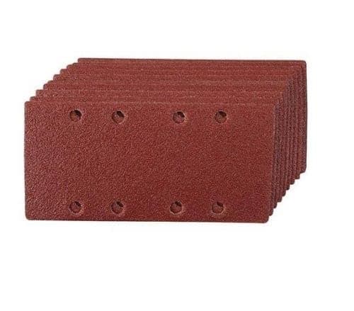 Image of Vewerk 80 Grit Sanding Sheet 1/3 Sander 93mm x 190mm Hook and Loop 50 pk 8177