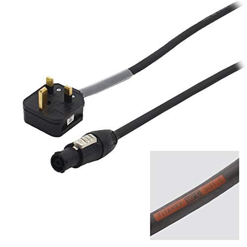 Image of LEDJ 1m 13A Plug to Neutrik PowerCON TRUE1 Cable