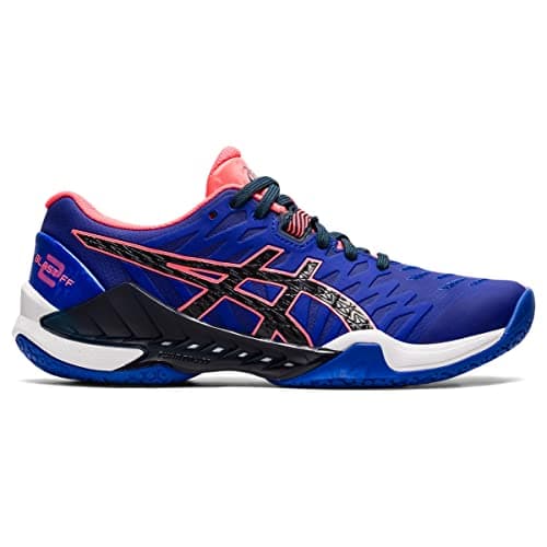 Image of ASICS Women's Blast FlyteFoam 2 Handball Shoes, Lapis Lazuli Blue/French Blue, 6 UK