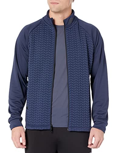 Image of New Balance Men's NB Heatloft Full Zip, Natural Indigo, Small