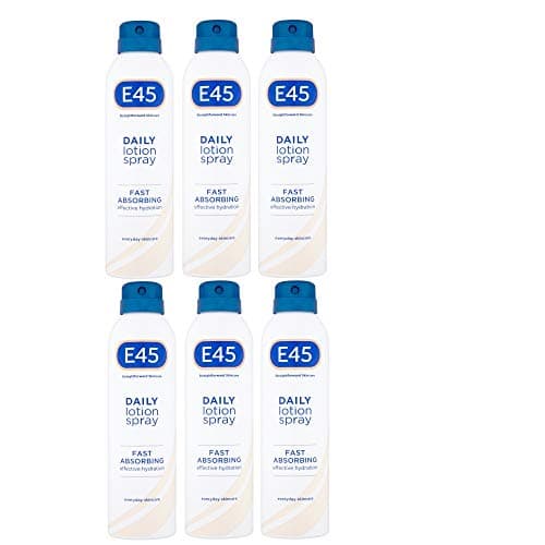 Image of 6 x E45 Straightforward Skincare Daily Lotion Dry & Sensitive Skin Spray 200ml