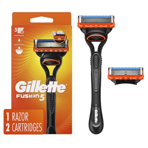 Image of Gillette Fusion5 Men's Razor, Handle & 2 Blade Refills