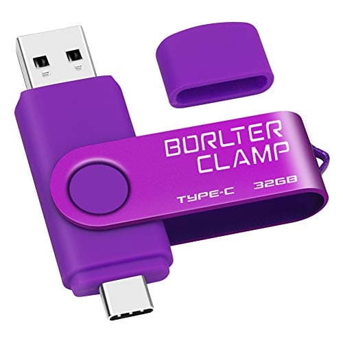 Image of 32 GB USB Type-C Flash Drive, USB-C 3.0 Memory Stick Jump Drive 2 in 1 for Android Phones Samsung Galaxy S10/S9/S8/Note 9, LG, Huawei, Tablets & Computer (Purple)